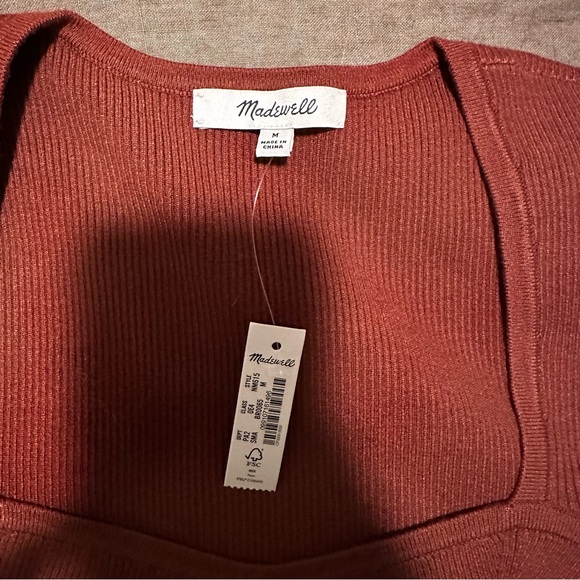NWT Madewell signature Knit Sweater Top - Picture 6 of 7
